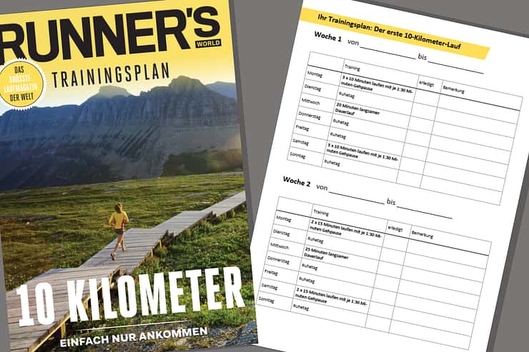 10 Kilometer schaffen – 12-Wochen-Laufplan