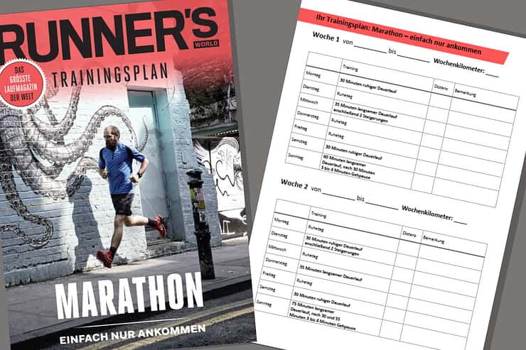 Marathon schaffen – 12-Wochen-Laufplan