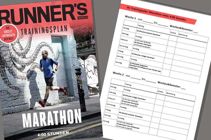 Marathon unter 4:00 Stunden – 12-Wochen-Laufplan