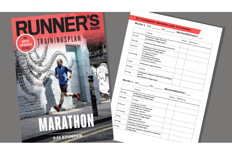 Marathon unter 3:15 Stunden – 12-Wochen-Laufplan