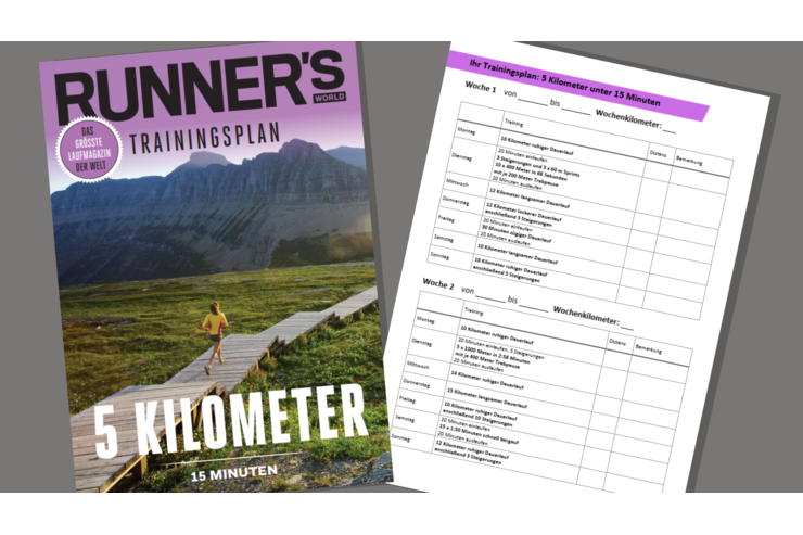 5 Kilometer unter 15:00 Minuten – 8-Wochen-Laufplan